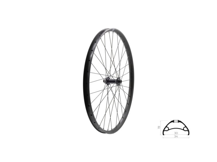 KLS zapletené kolo přední 27,5" ASESINO disc (šířka 30 mm)