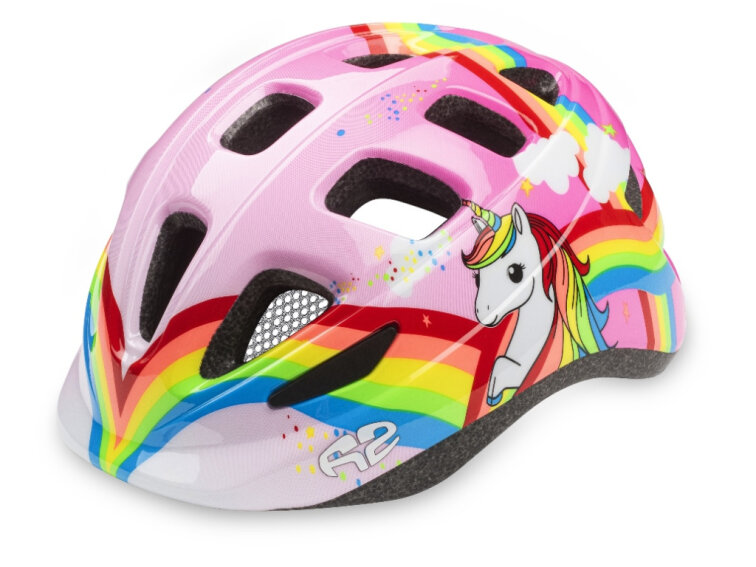 R2 helma dětská BUNNY (růžová/ duha/ jednorožec) ATH28U