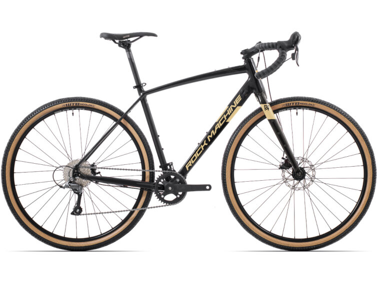 Rock Machine Gravelride 200 Gloss Black/Sand 2024