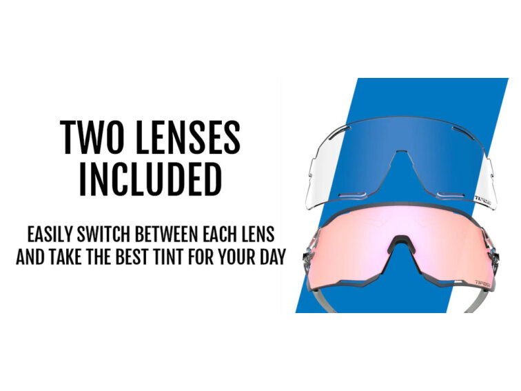 TIFOSI brýle Rail Race Crystal Clear (Clarion Rose/Clear)