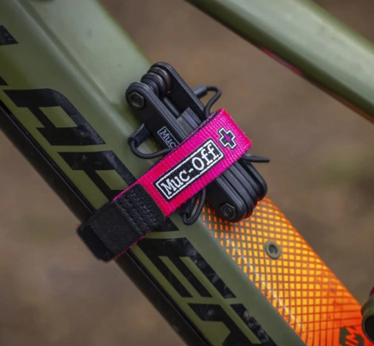 MUC-OFF Utility Frame Strap - Pásek na uchycení k rámu (Růžová)