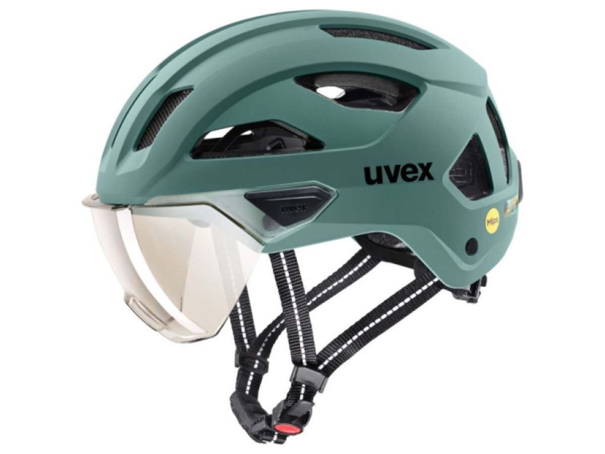 Uvex helma Stride visor MIPS (sage green matt)