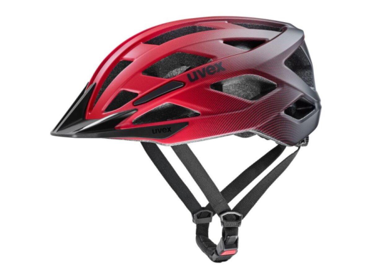 Uvex helma I-VO 2 (red - black matt)