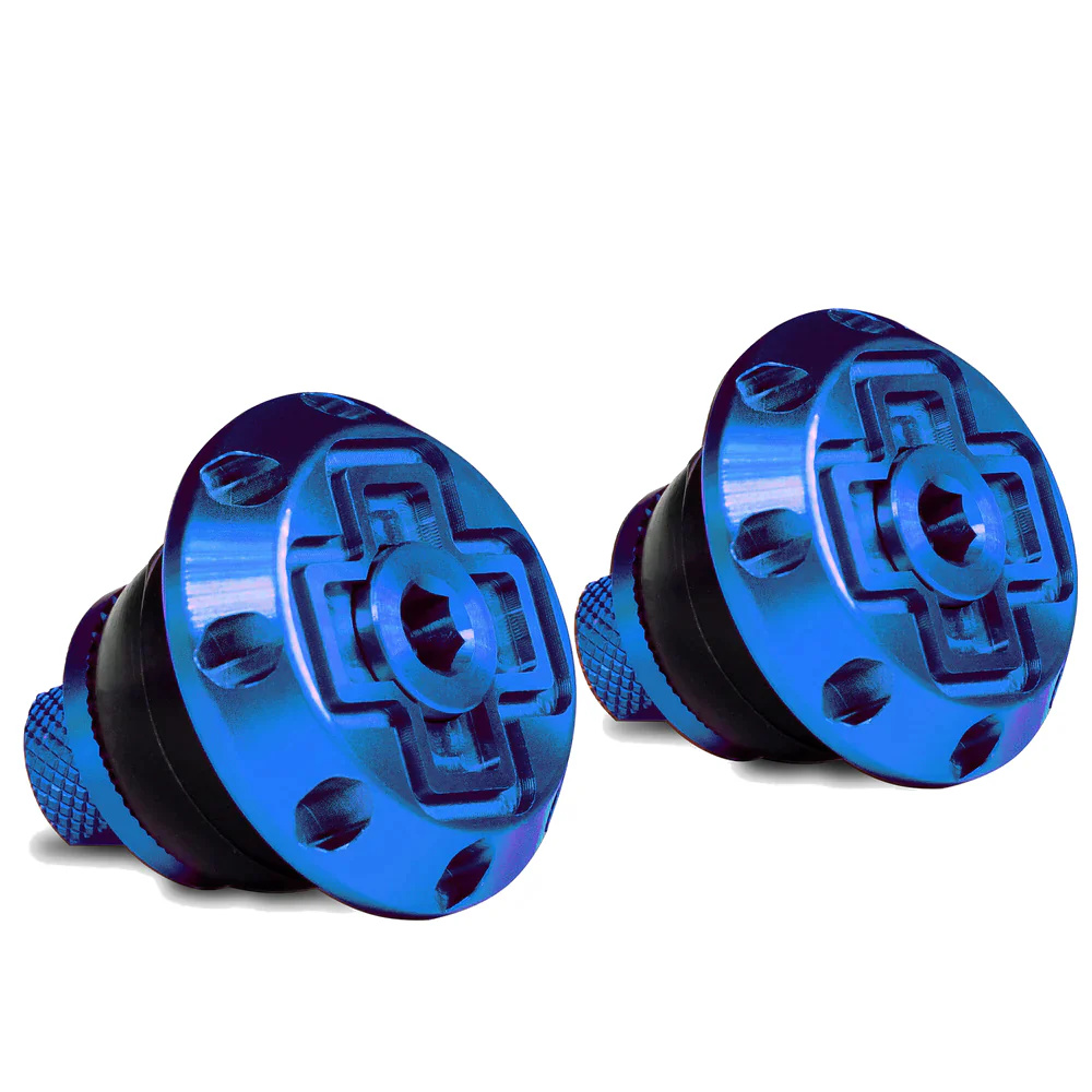 MUC-OFF Disco Bar End Plugs - Koncovka do řídítek (Modrá)