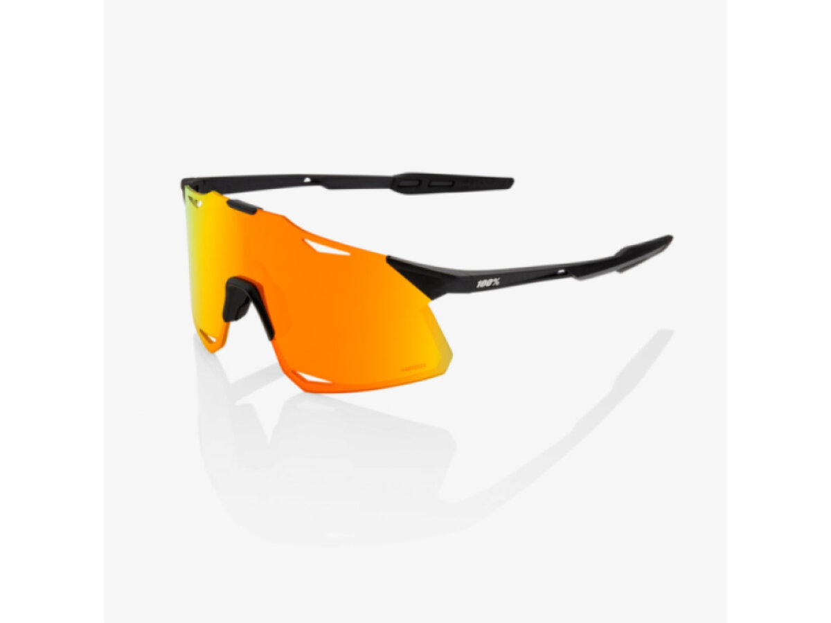 100% brýle Hypercraft Matte Black (HiPER Red Multilayer Mirror Lens)