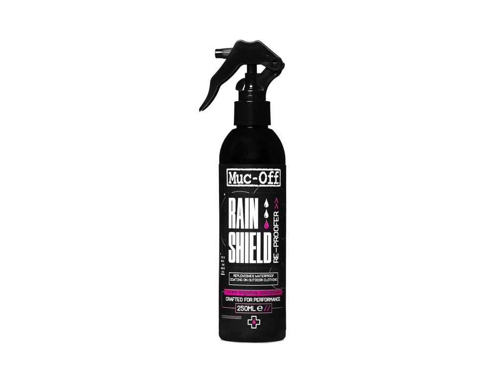 MUC-OFF Rain Shield Re-Proofer 250 ml - Impregnace na návrat voděodolnosti textilu