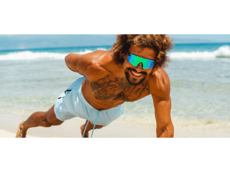 TIFOSI brýle Vogel SL Gloss Black (Smoke Green Mirror)