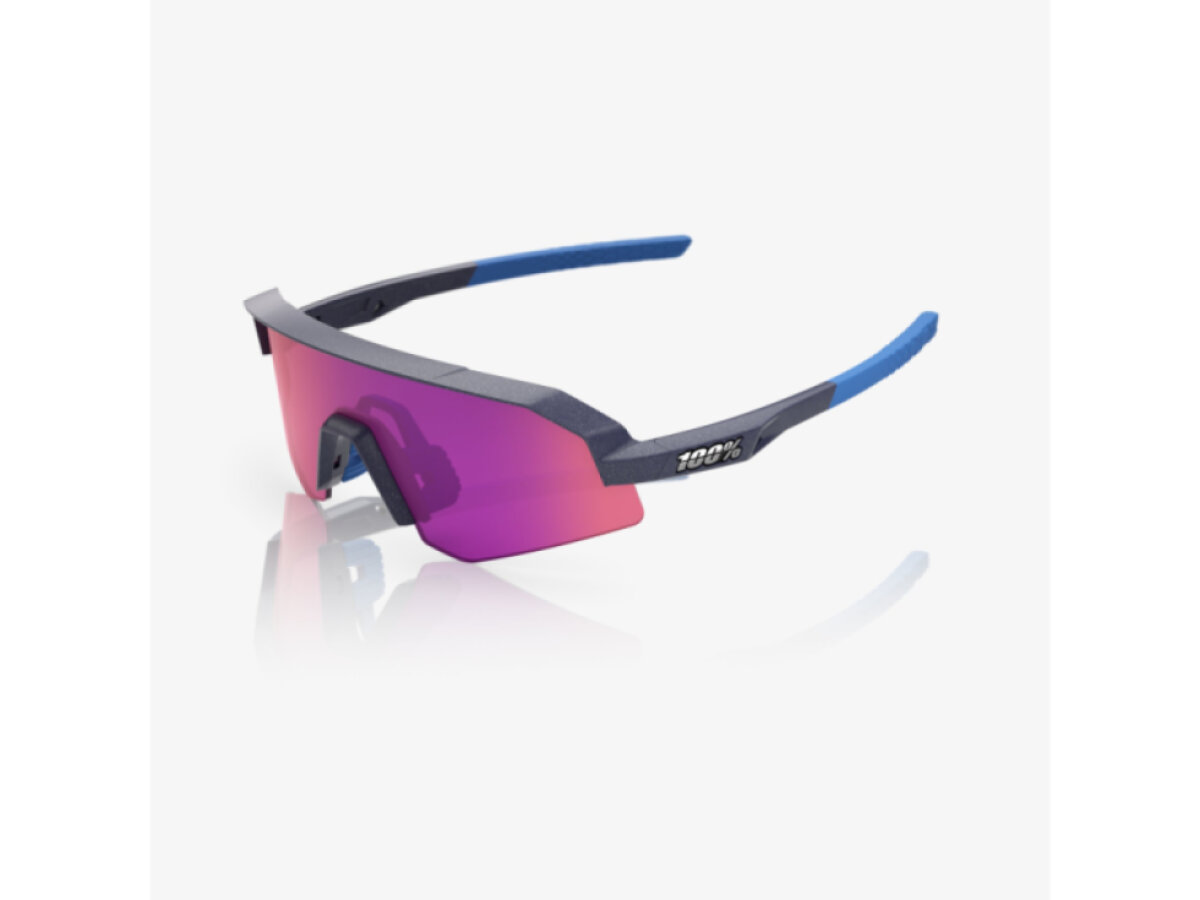 100% brýle Slendale Youth Satin Storm Metallic (Purple Mirror Lens)