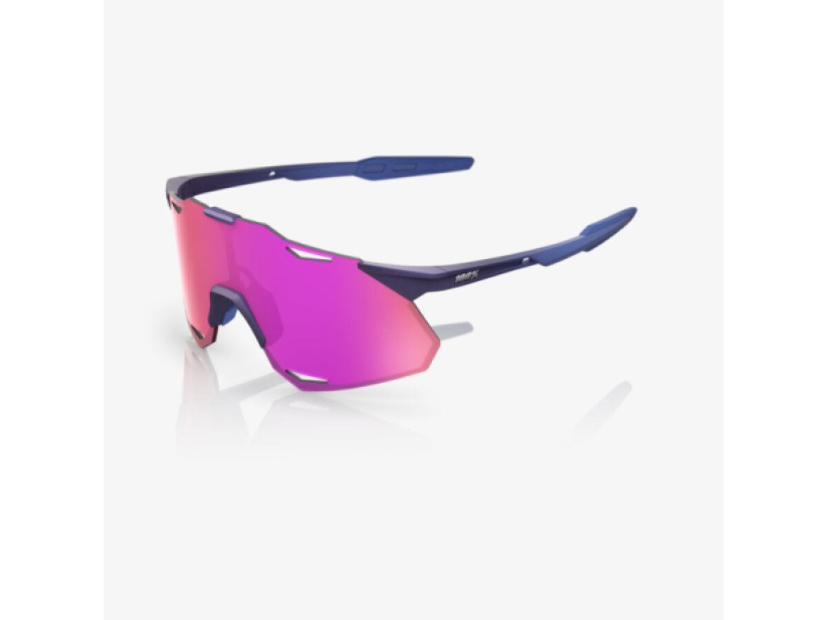 100% brýle Hypercraft XS Satin Storm Metallic (Purple Multilayer Mirror)