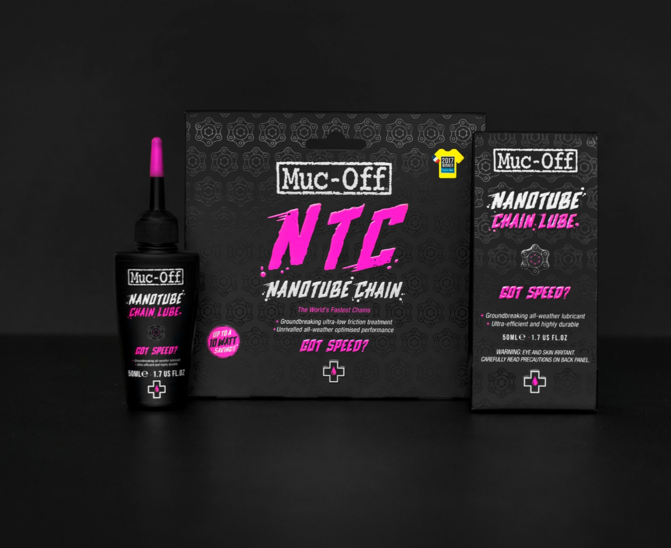 MUC-OFF Nanotube Chain Lube - Mazivo na řetěz do každého počasí (50 ml)