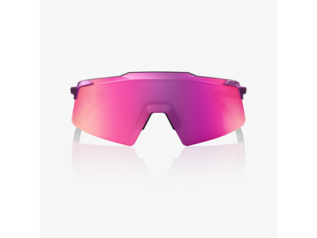 100% brýle Aerocraft Gloss Purple Chrome (Purple Multilayer Mirror Lens)