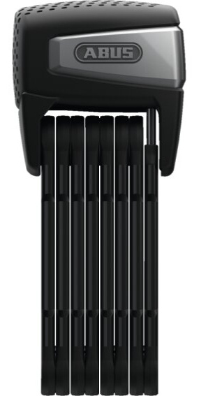 Abus zámek skládací Bordo One 6500A (alarm) / černá Smart X (s držákem)