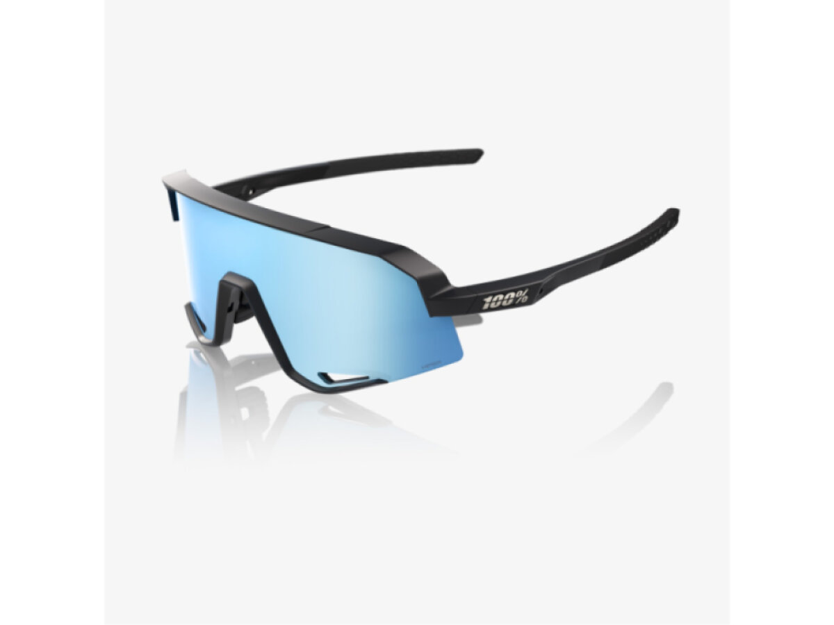 100% brýle Slendale Matte Black (HiPER Blue Multilayer Mirror Lens)