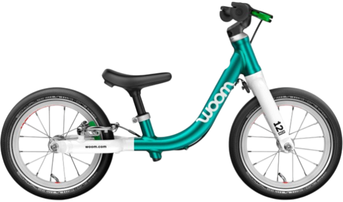 Dětská odrážedla WOOM pro děti do dvou let (85-100 cm)