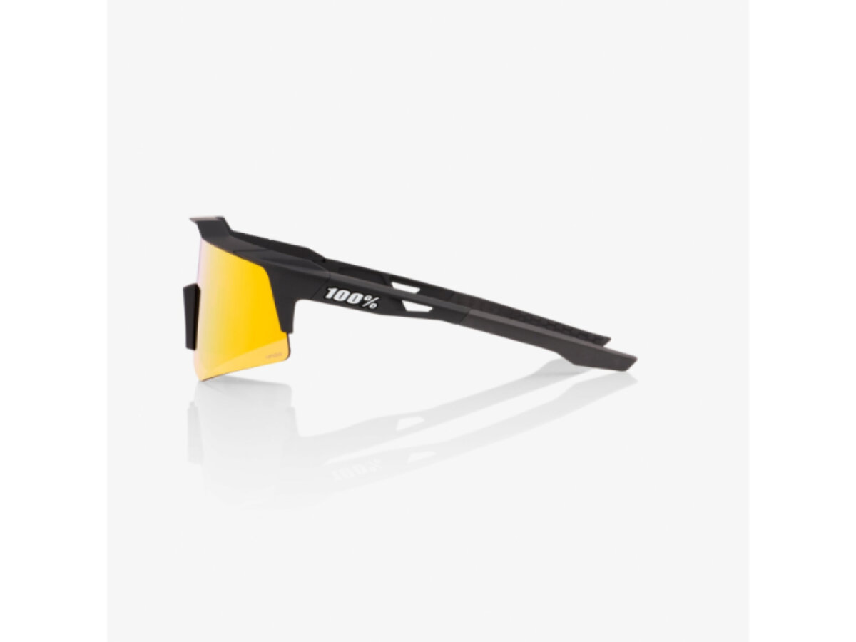 100% brýle Speedcraft XS Soft Tact Black (HiPER Red Multilayer Mirror Lens)