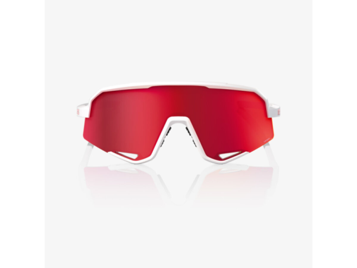 100% brýle Slendale Soft tact White (HiPER Red Multilayer Mirror Lens)
