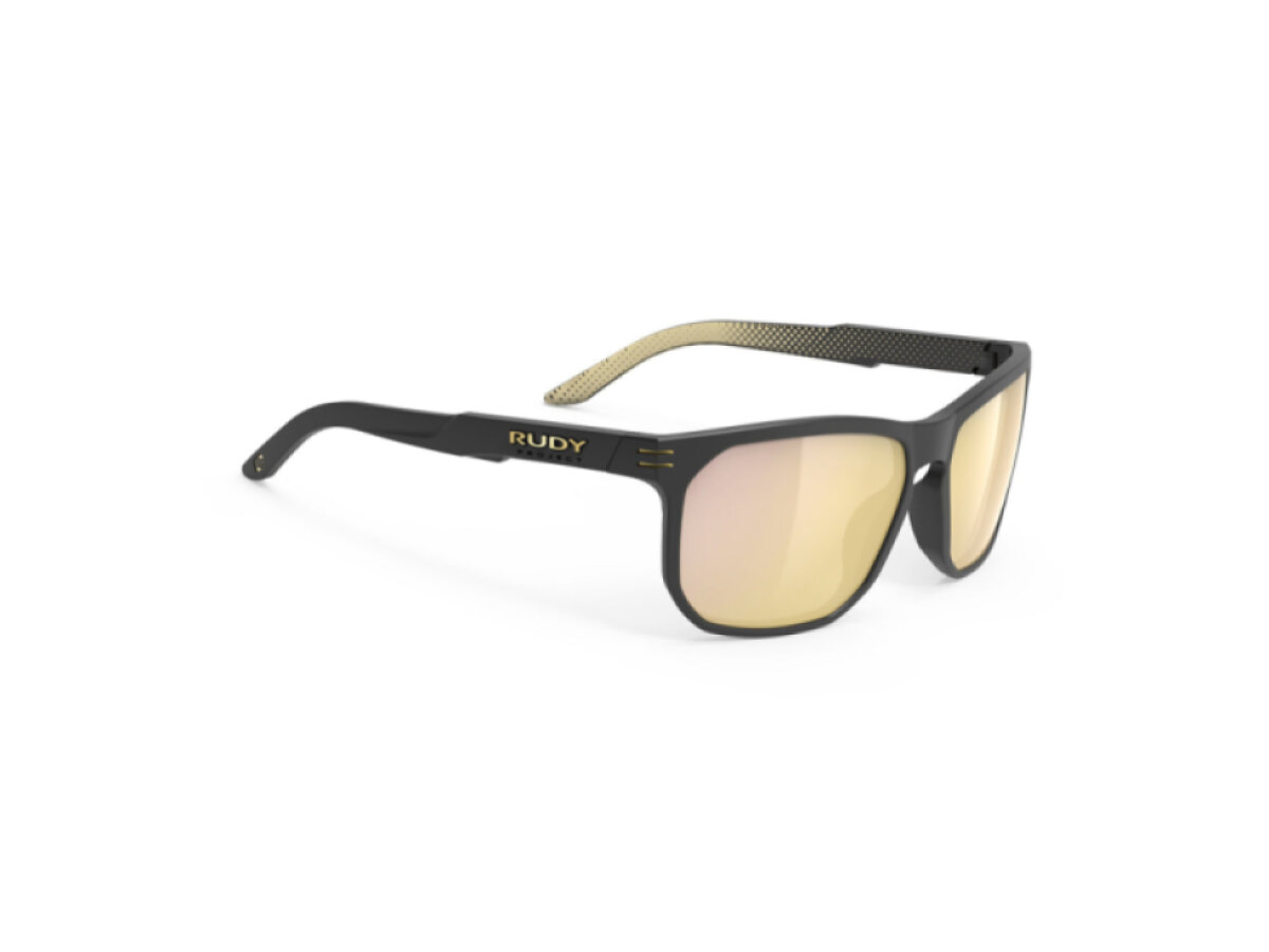 Rudy Project brýle Soundrise Black Matte / Ice Gold Pattern (Multilaser Gold)