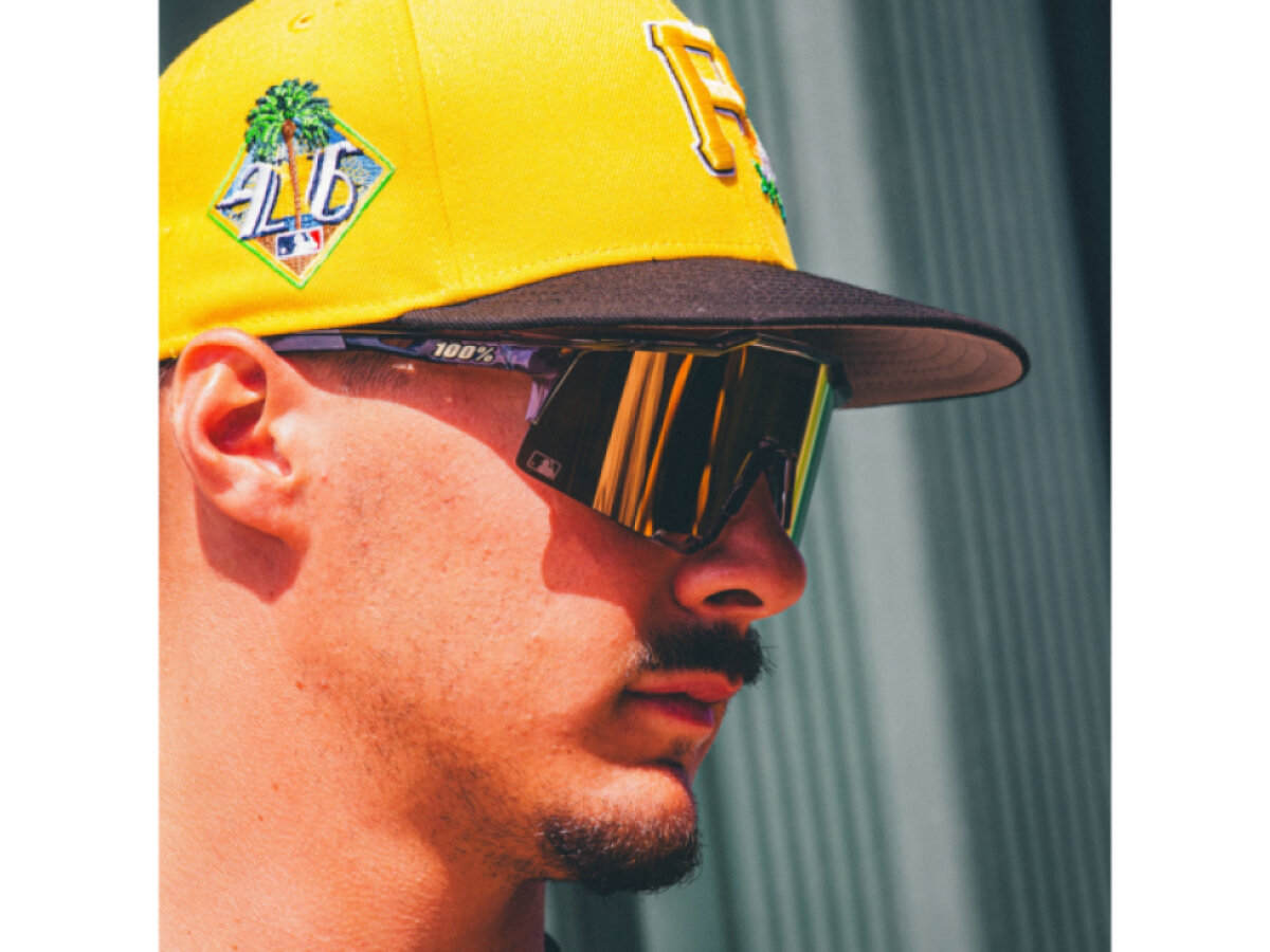 100% brýle Speedcraft MLB Polished Translucent Grey (HiPER 24K Gold Mirror Lens)
