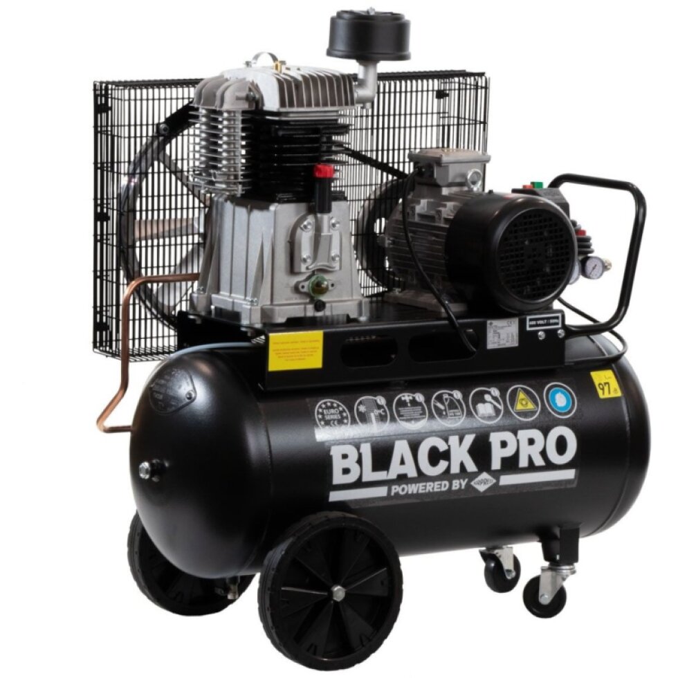 Dvojpiestový kompresor Black Pro NB5 11 bar 5,5 hp/4 kW 443,6 l/min 90 l