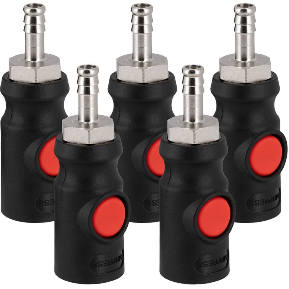 Bezpečnostná spojka pre 10 mm hadicu 5 ks.