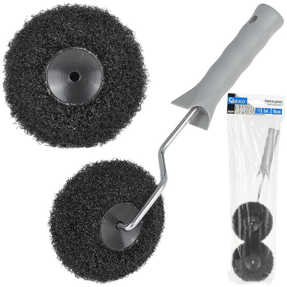 Omietací valček na rohy s rukoväťou 10 cm + náhradný (100)