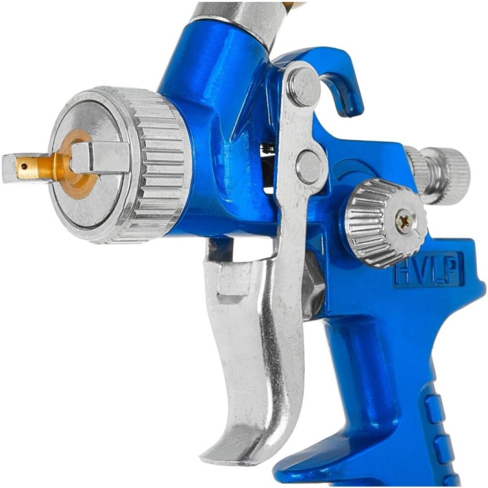 Striekacia pištoľ. HVLP mini 125 ml 0,8 mm, plastový s 1/4" regulátorom tlaku (20)