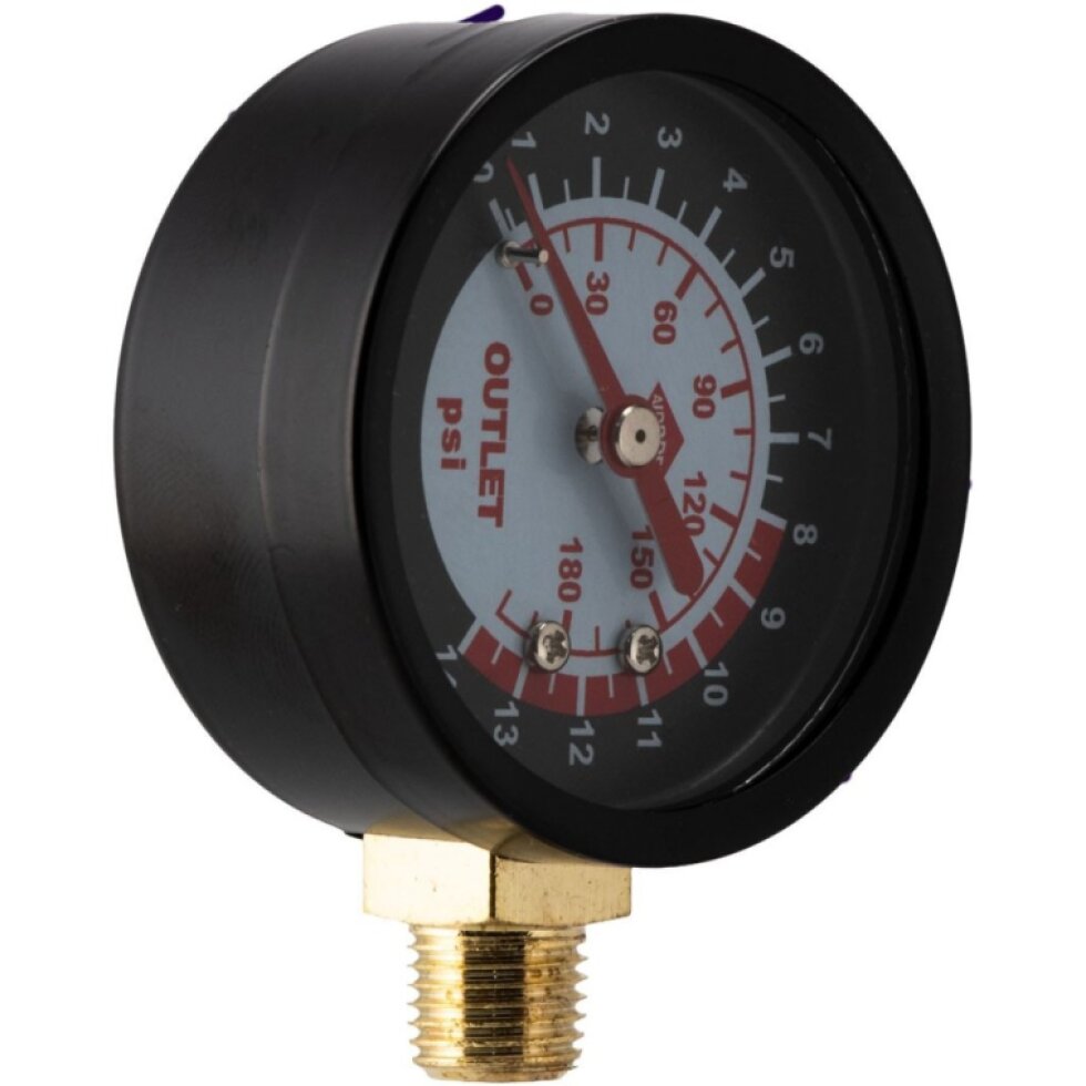 Tlakomer 1/4" 60 mm - ľavý pre HL 260/25/50