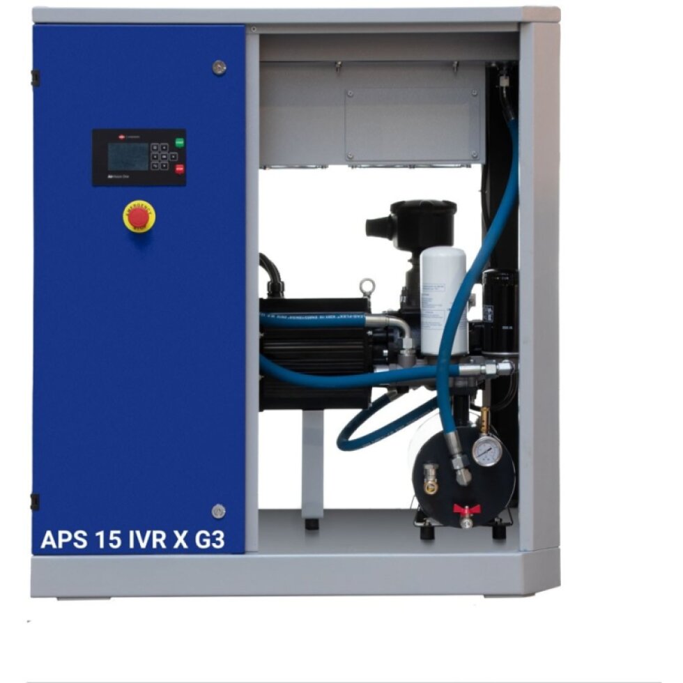 Skrutkový kompresor APS 15 IVR X G3 10 bar 15 hp/11 kW 544-1579 l/min