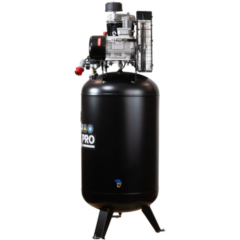 Dvojitý piestový kompresor Black Pro NB5 11 bar 5,5 hp/4 kW 465,8 l/min 270 l vertikálne