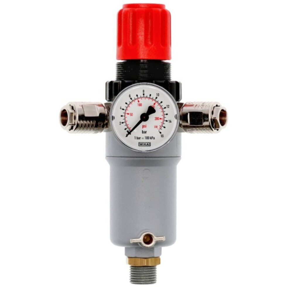 Regulátor tlaku s filtrom a 1/2" rozdvojkou - sada v blistrovom balení