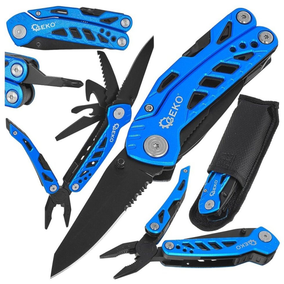 Multifunkčný multitool GRIP BLACK SURVIVAL SERIES (48)