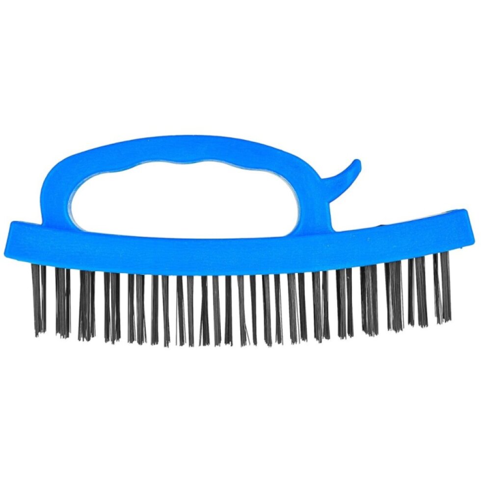 Drôtená kefa s plastovou rukoväťou 165 mm - stojan (12/144)