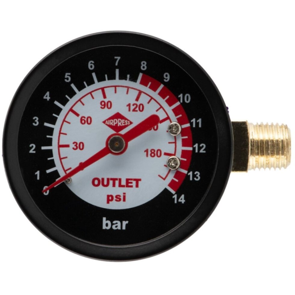 Tlakomer 1/4" 60 mm - ľavý pre HL 260/25/50