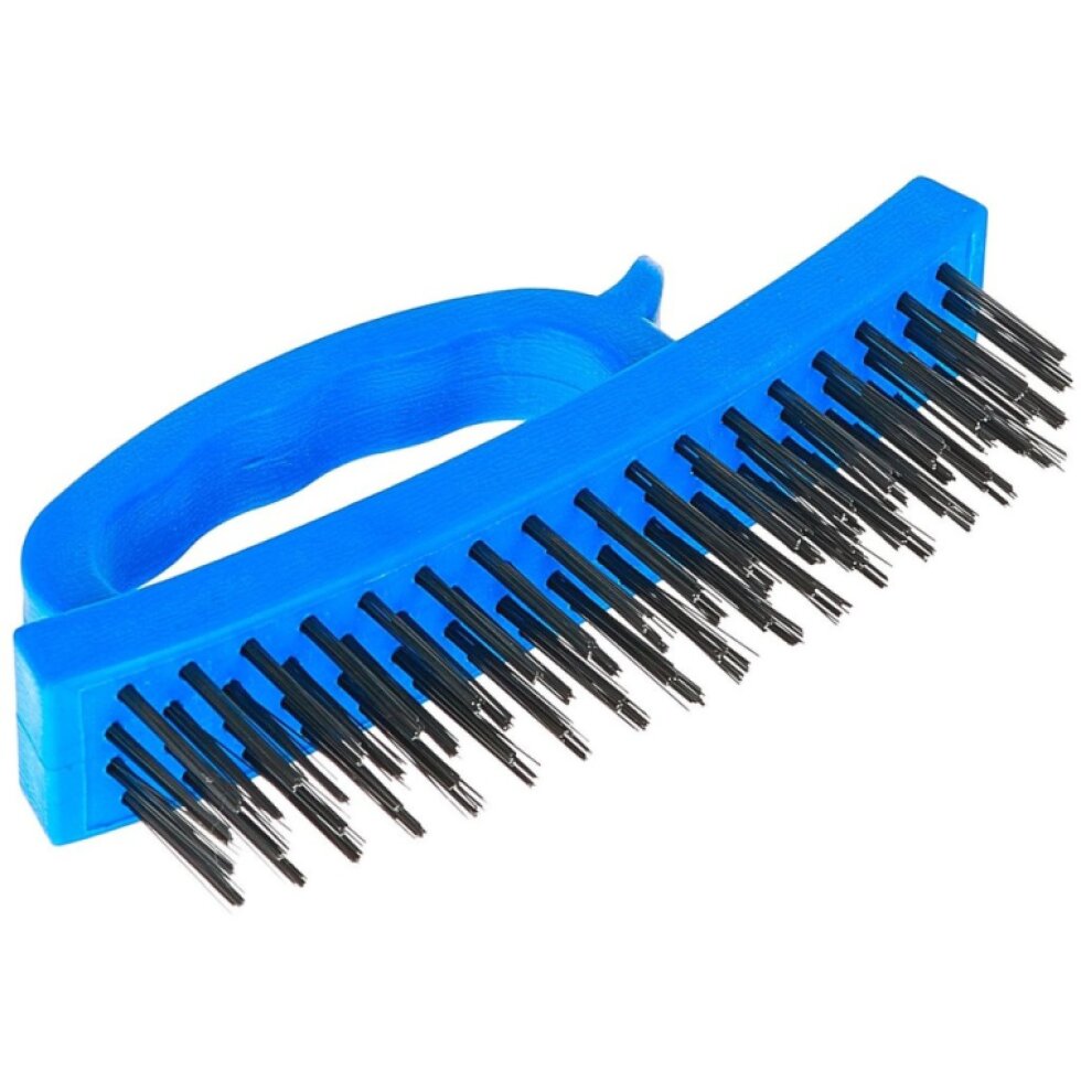 Drôtená kefa s plastovou rukoväťou 165 mm - stojan (12/144)