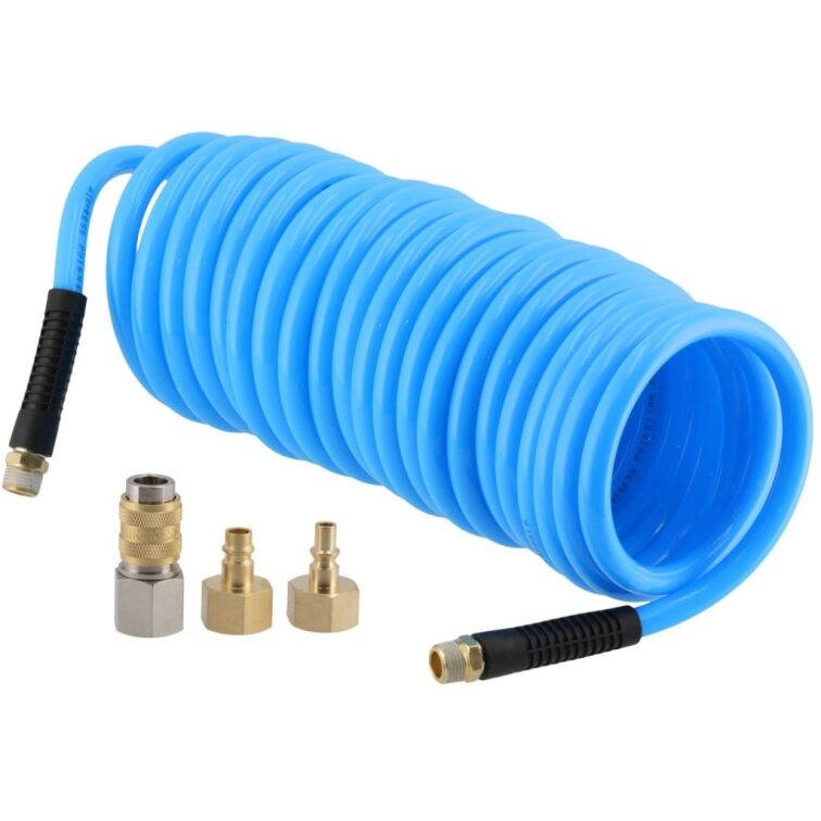 PU vystužená špirálová vzduchová hadica 10 m fi 16 x 12 mm