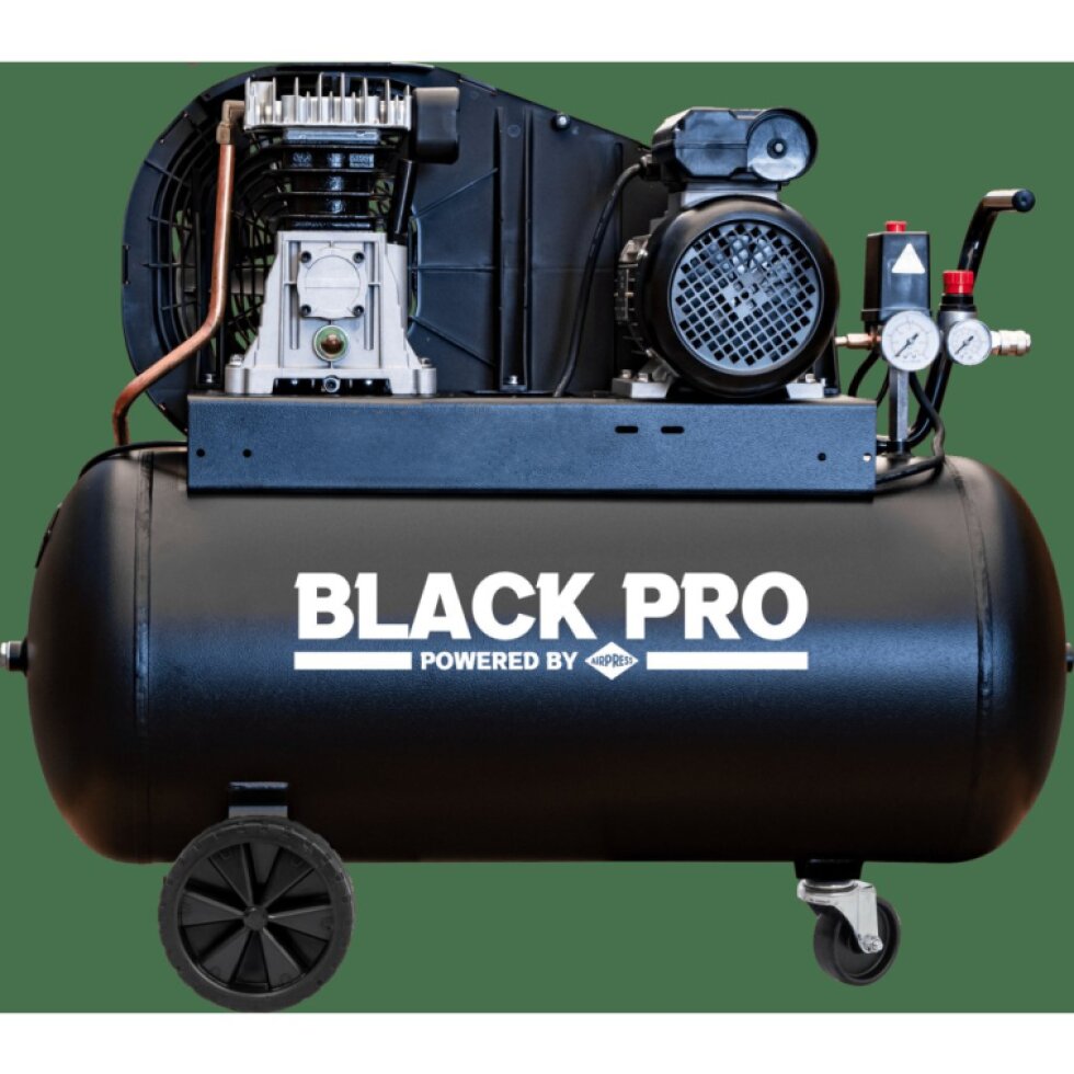 Dvojpiestový kompresor Black Pro B2800 10 bar 2 hp/1,5 kW 195,5 l/min 50 l