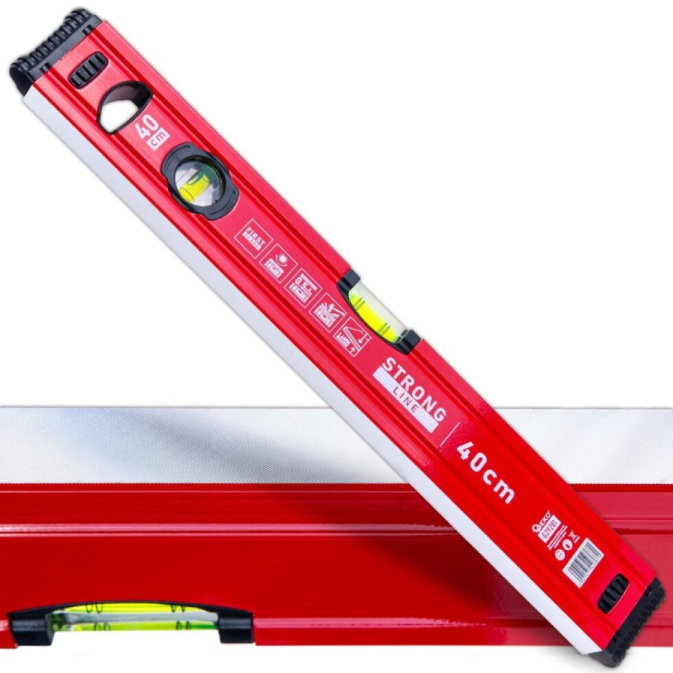 Hliníková vodováha 400 mm STRONG LINE (50)