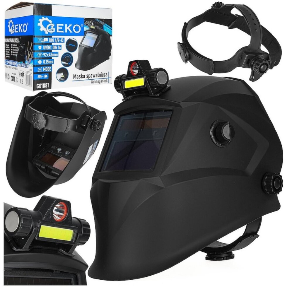 Samostmievacia zváracia maska s lampou (20)