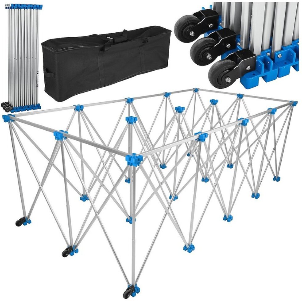 Skladací stôl na veľké dlaždice 230x118x85cm 1000kg (1)