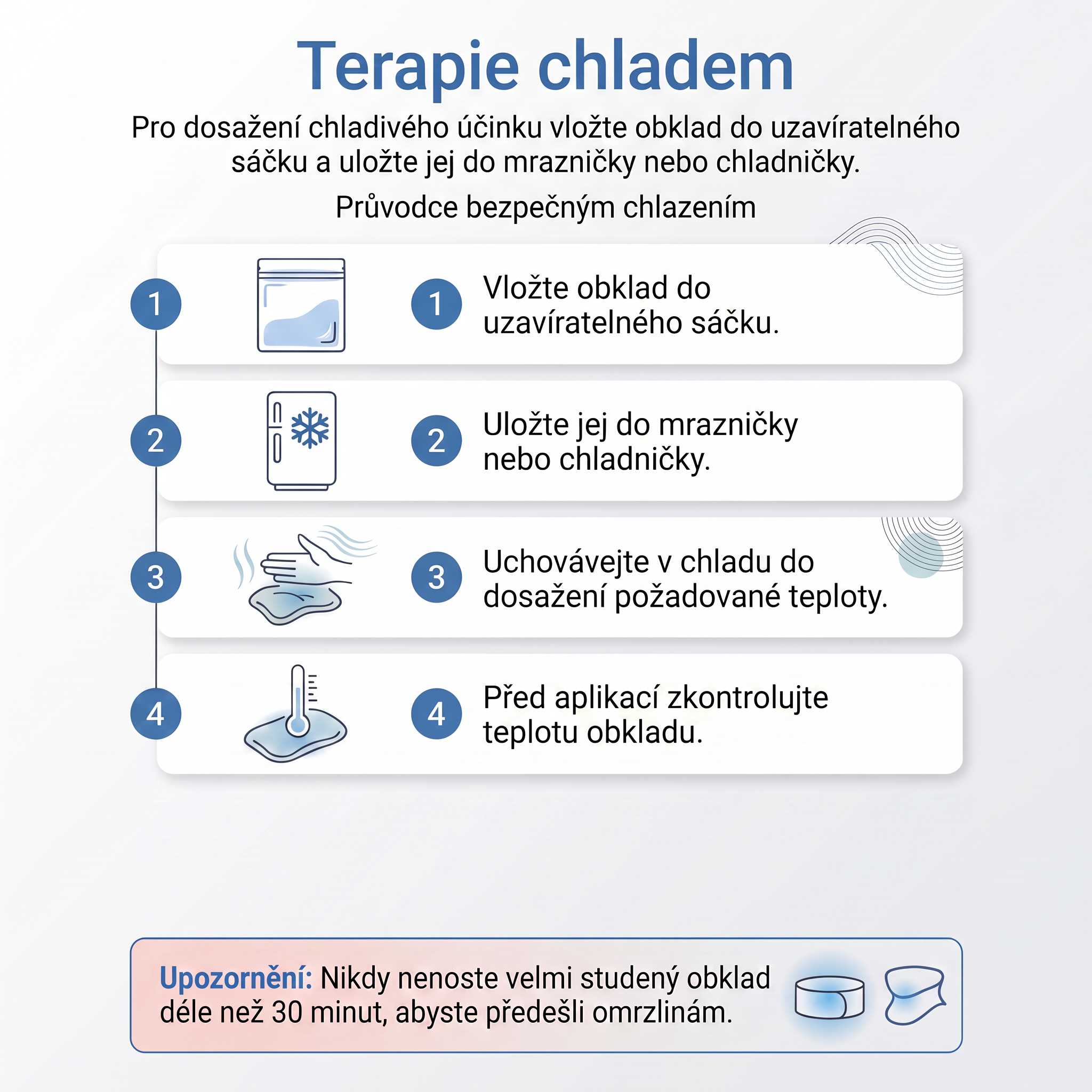 Migraine-1 Chladící gelová maska na obličej