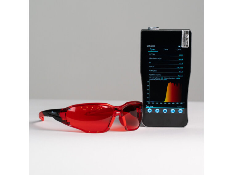 SLEEP-X2 brýle blokující modré světlo - červené