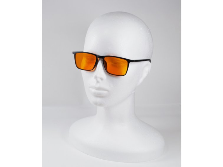 SLEEP-3R stylové brýle proti modrému a zelenému světlu - oranžové