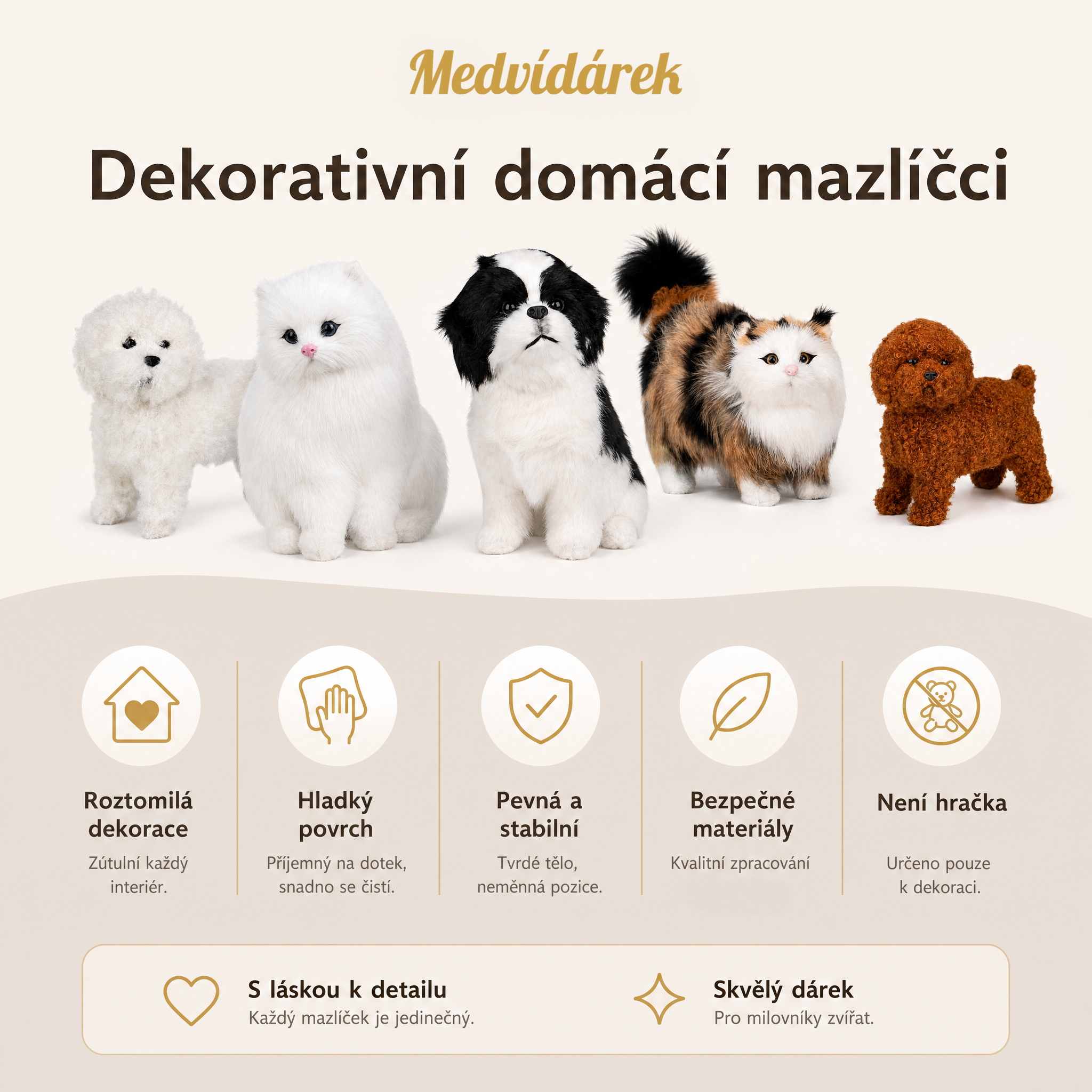 CutePets plyšová kočka - koťátko 1B