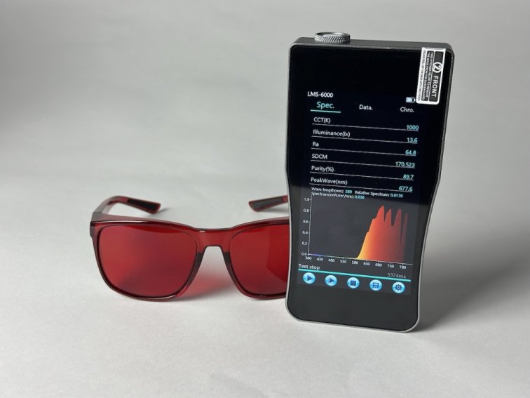 SLEEP-4A brýle blokující modré světlo - červené