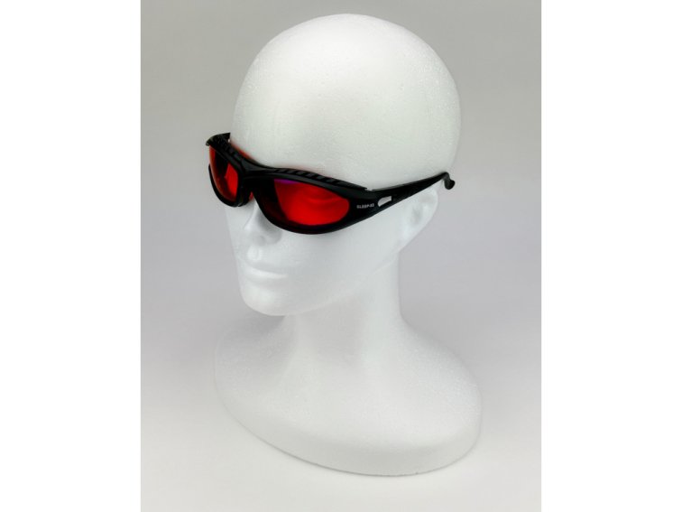 SLEEP-X1 brýle proti modrému a zelenému světlu - červené