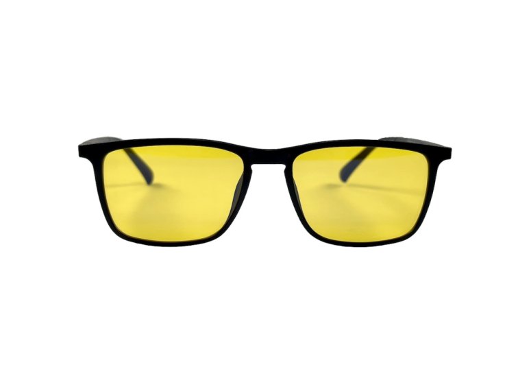 SLEEP-3R stylové brýle proti modrému a zelenému světlu - žluté