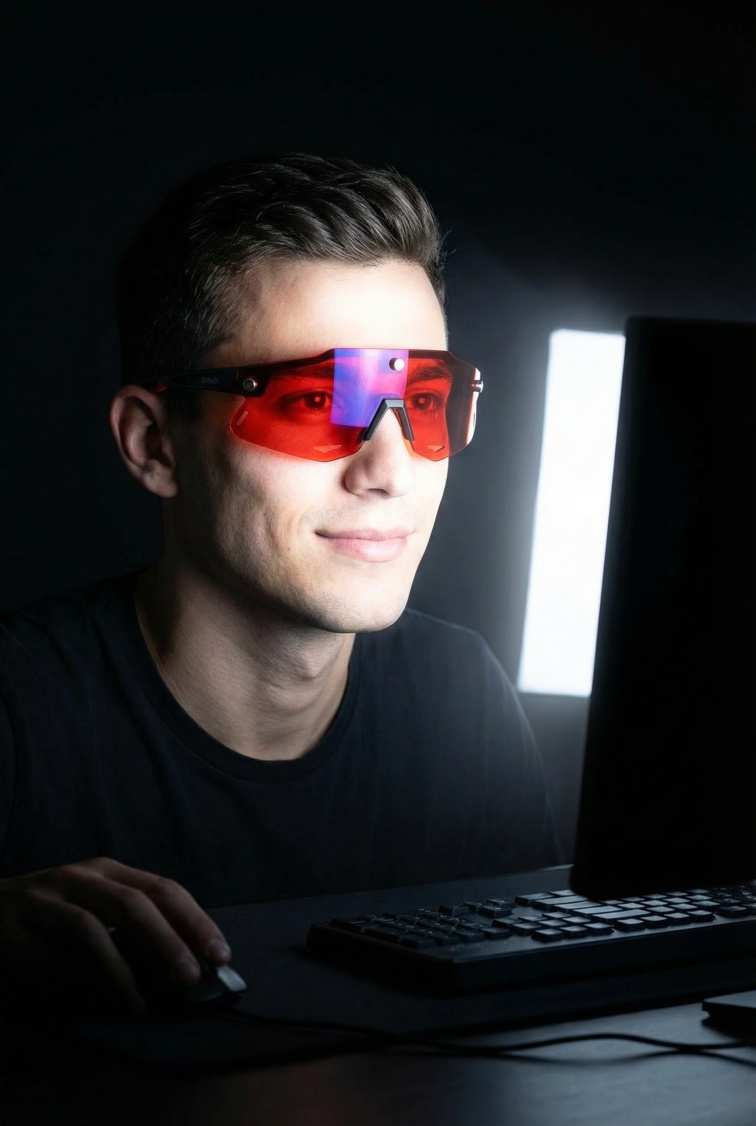 SLEEP-Ultimate 2 brýle blokující modré světlo s výměnnými čočkami 3v1