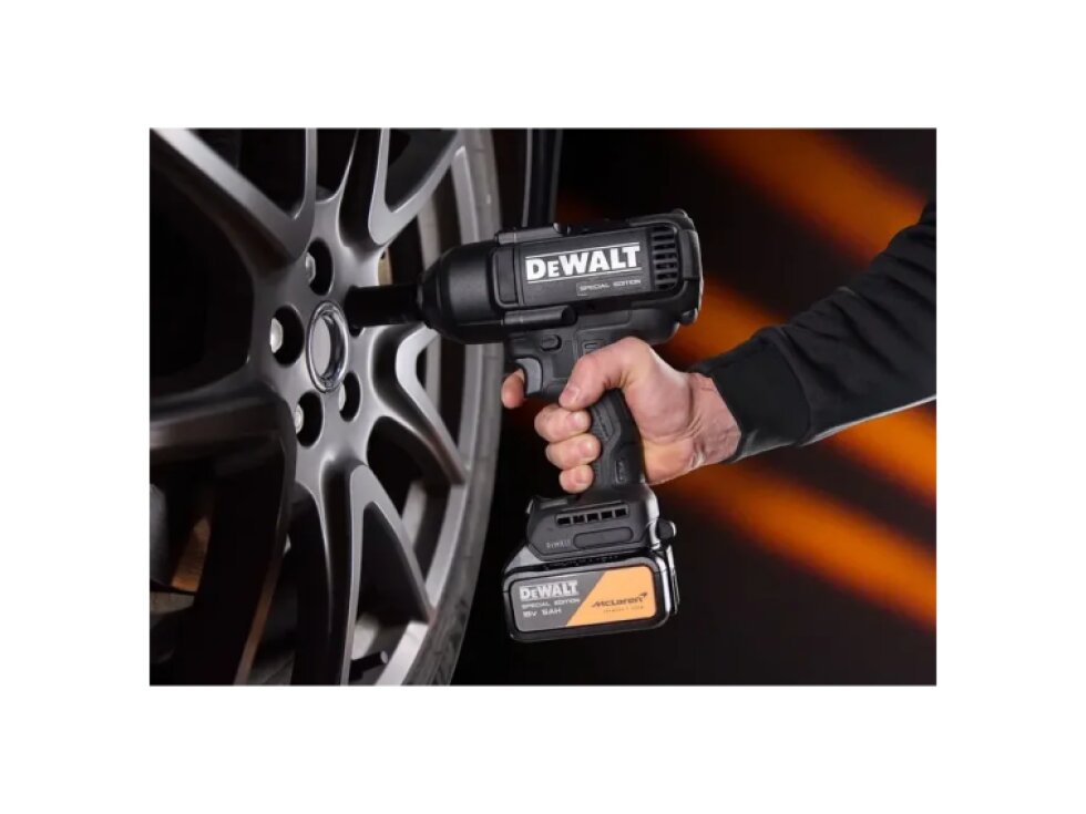 DCK3222MP2T-QW DEWALT MCLAREN 18V AKU 3DÍLNÁ KOMBO SADA BEZUHLÍKOVÉHO NÁŘADÍ