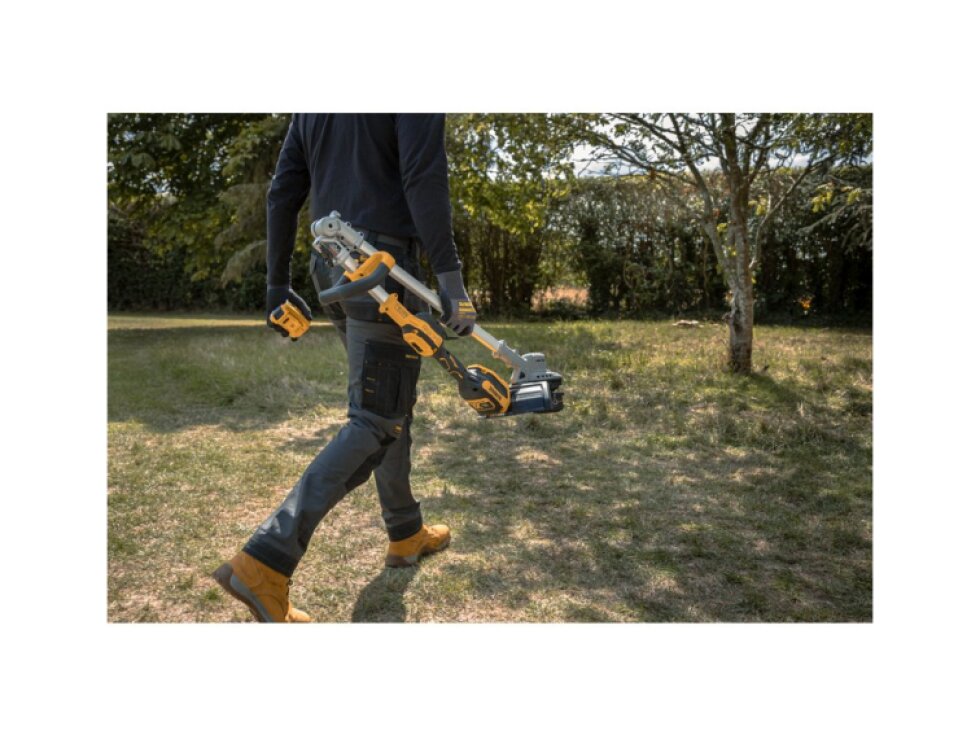 DCMST561P1 DEWALT 18V AKU BEZUHLÍKOVÁ STRUNOVÁ SEKAČKA SE SKLÁDACÍ RUKOJETÍ, 1 X 5,0 AH, NABÍJEČKA