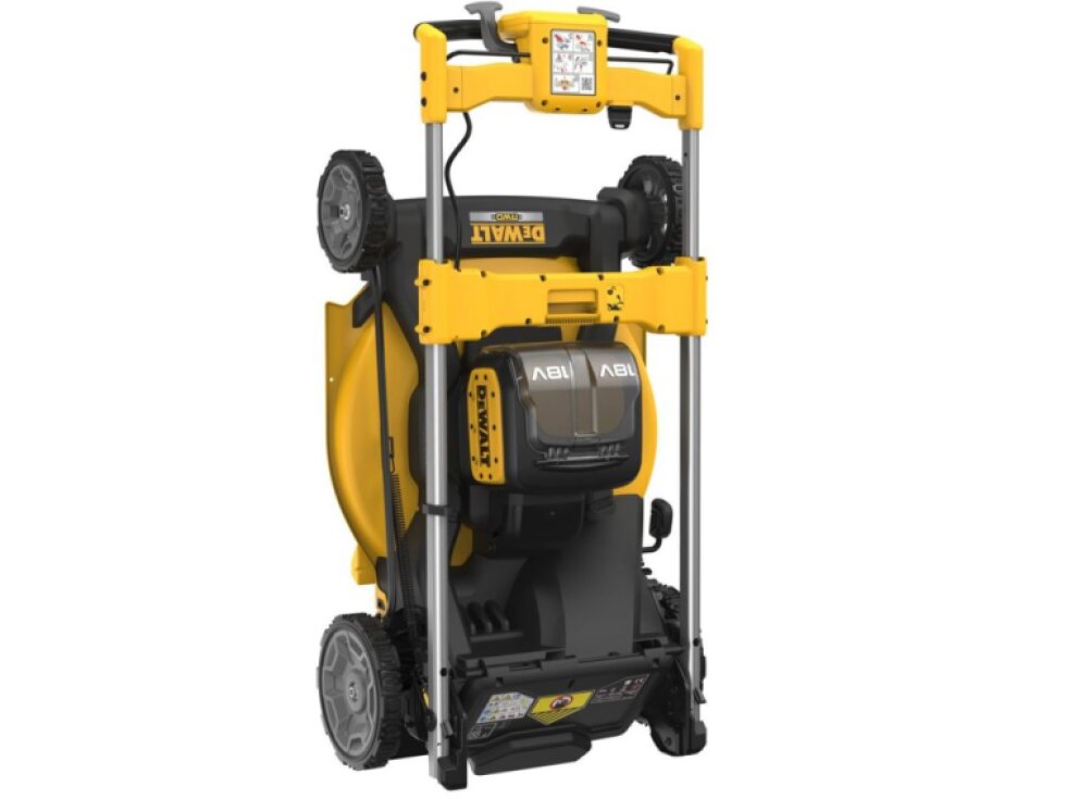 DCMWSP156W2 DEWALT 18 V AKU BEZUHLÍKOVÁ SEKAČKA S POJEZDEM NA TRÁVU, 2 X 8,0 AH BATERIE, NABÍJEČKA